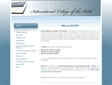 Tablet Screenshot of icotb.org